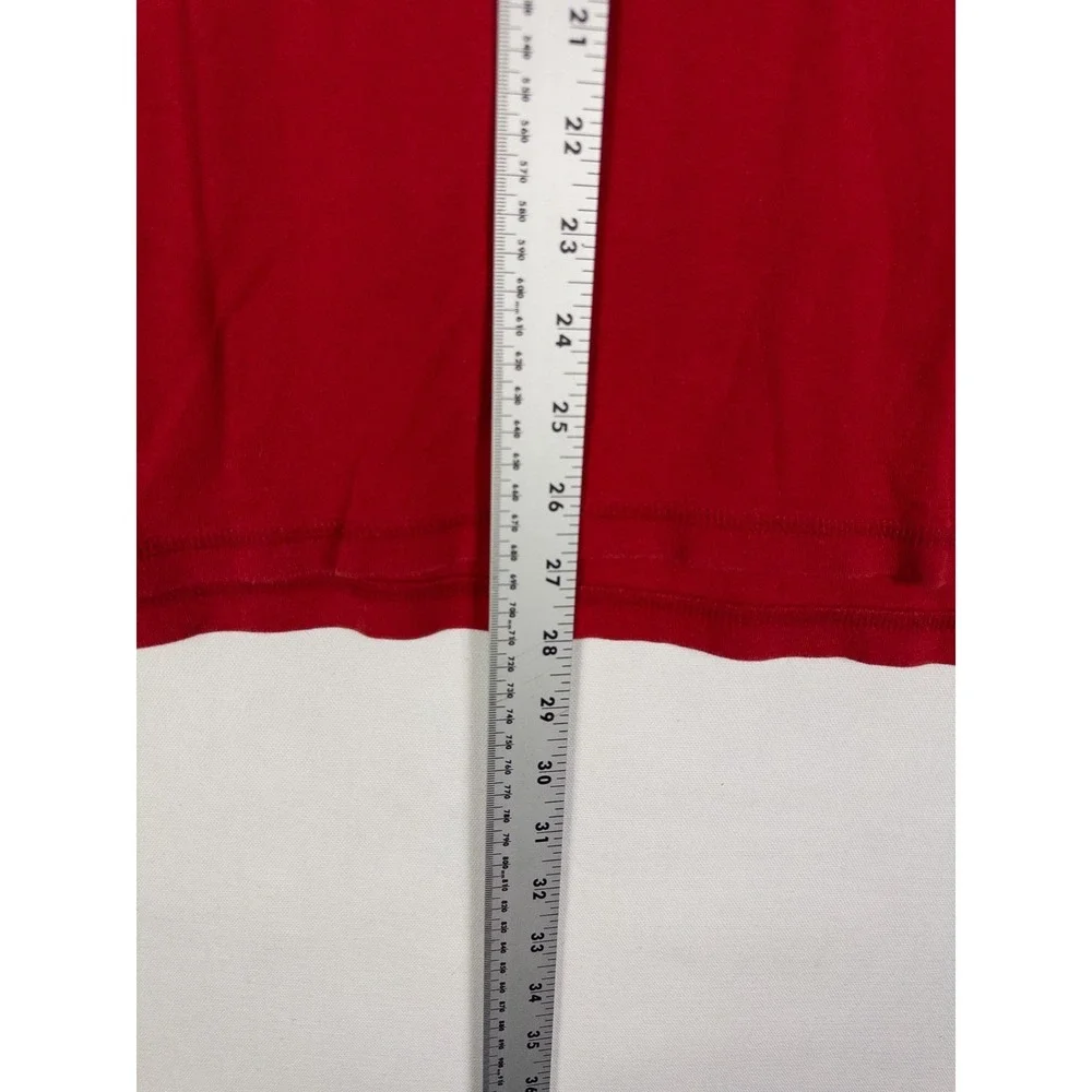 VTG Polo Ralph Lauren Sweatshirt Mens XL Red Solid Cotton Pony Pullover‎